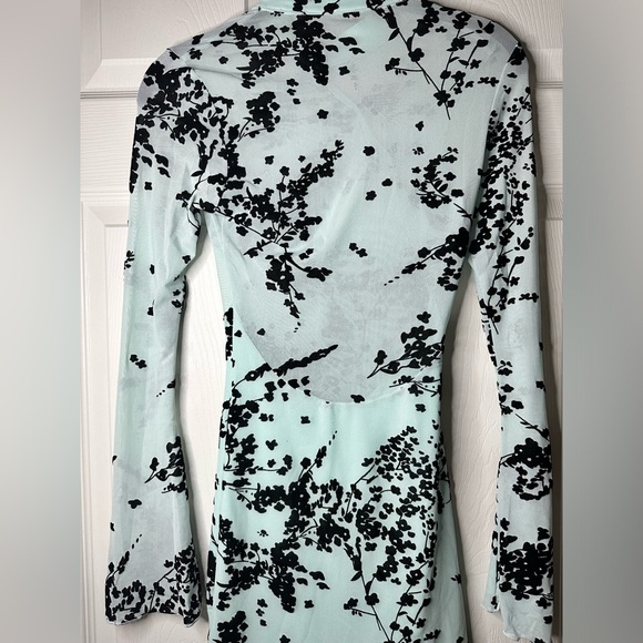 Anastasia Mesh Mini Dress Blue / Fashion Nova - Picture 5 of 15